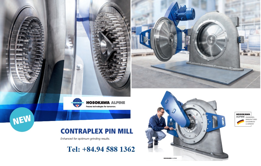 Máy Nghiền đinh Chốt Contraplex Pin Mill Hosokawa Alpine